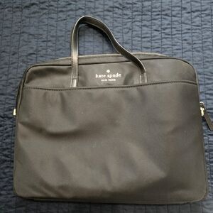 Kate Spade Black Nylon Laptop Bag